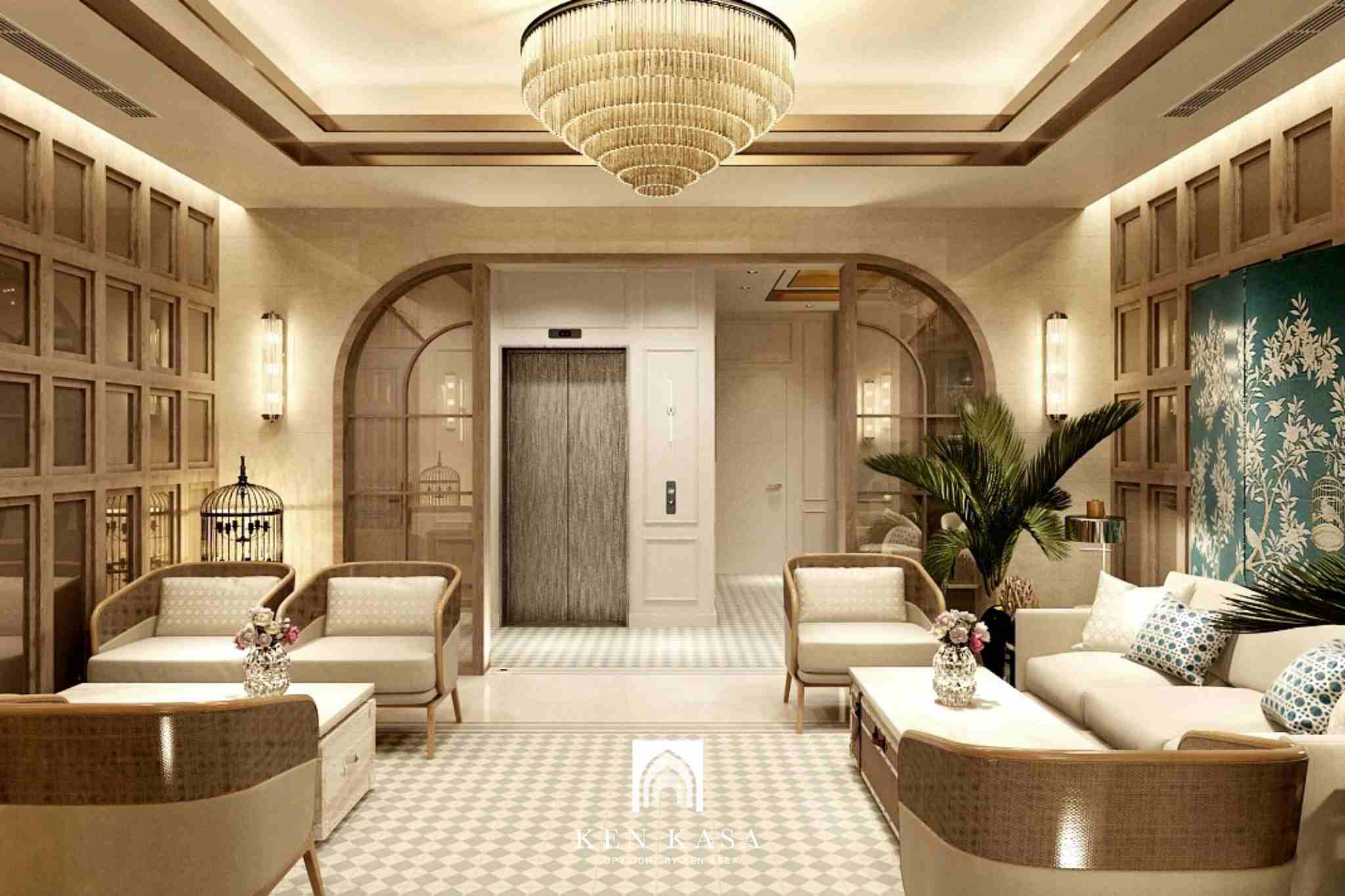 Kh&ocirc;ng gian sảnh chờ La Passion Hanoi Hotel & Spa